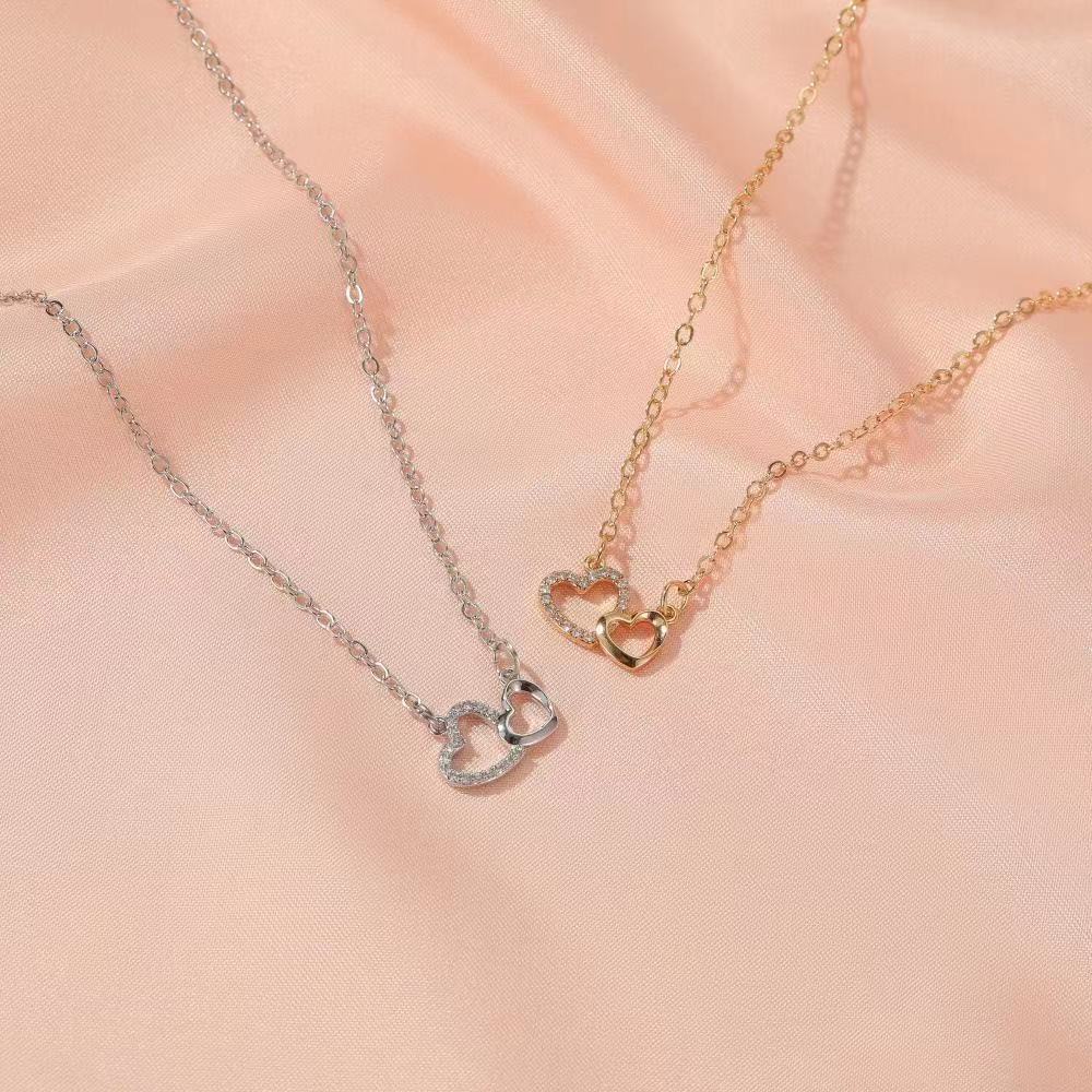 Double-love necklace