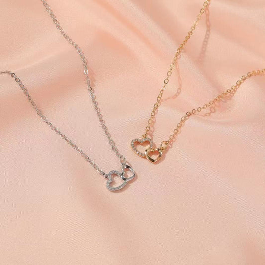 Double-love necklace