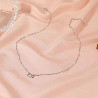 Double-love necklace