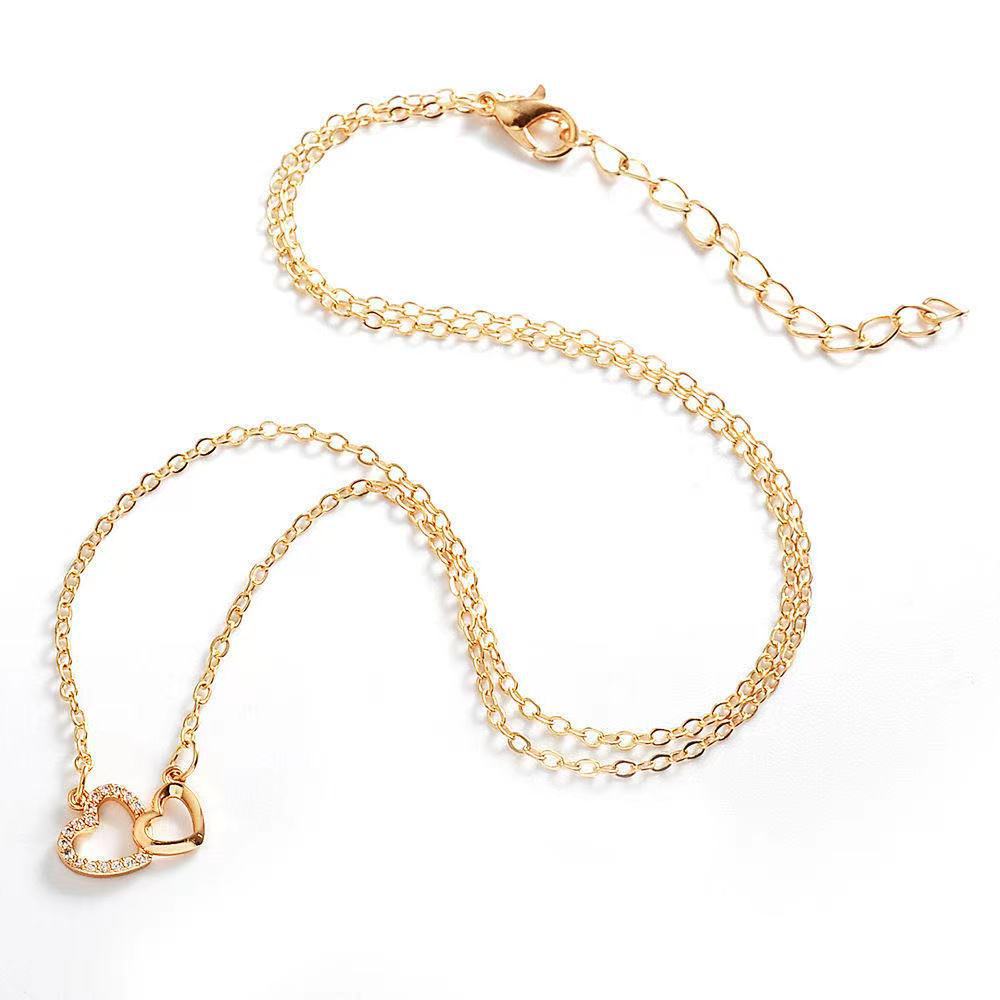 Double-love necklace