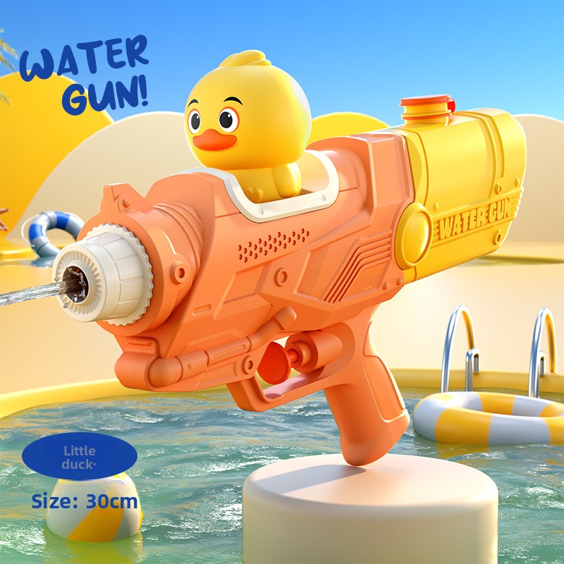Double-nozzle dinosaur duck water gun water splashing toy