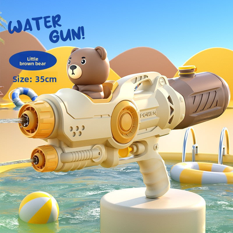 Double-nozzle dinosaur duck water gun water splashing toy