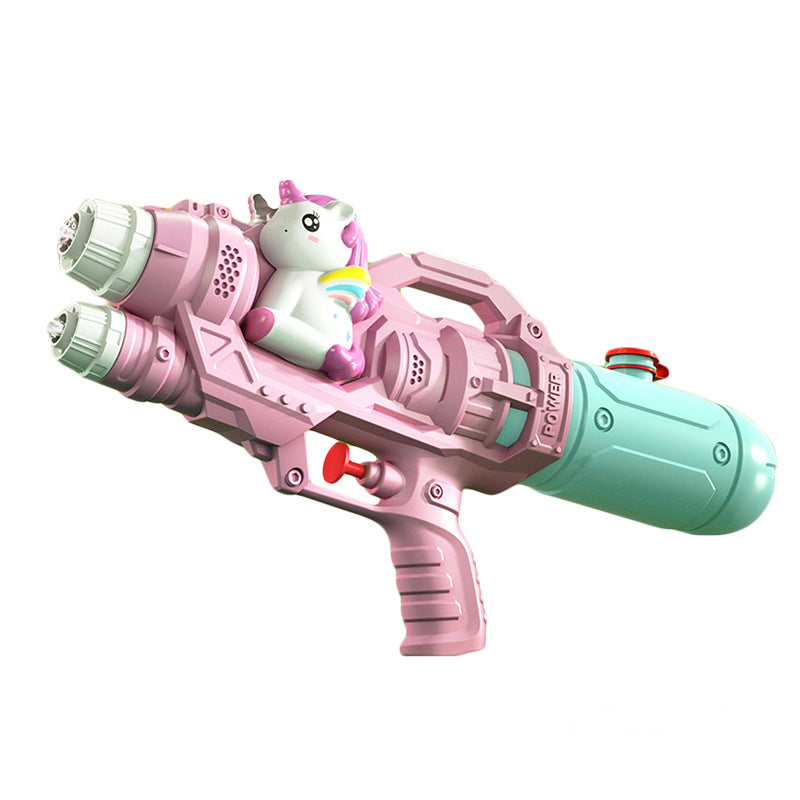 Double-nozzle dinosaur duck water gun water splashing toy