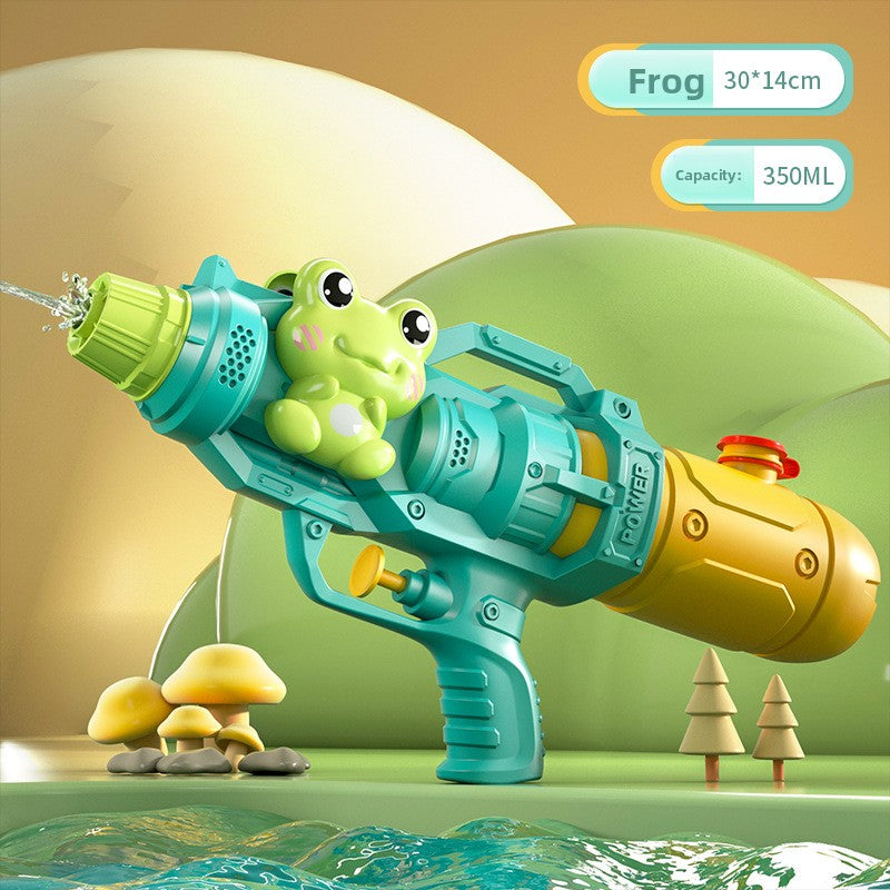 Double-nozzle dinosaur duck water gun water splashing toy
