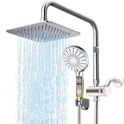 Double-person pressurized showerhead