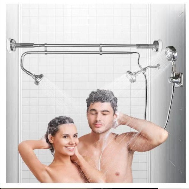 Double-person pressurized showerhead