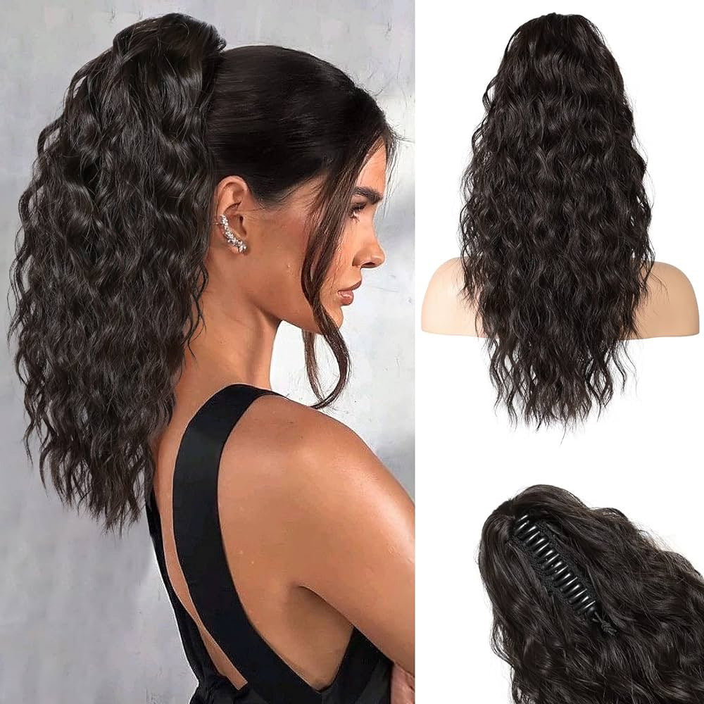 Double Ponytail Wig Synthetic Hair Extensions