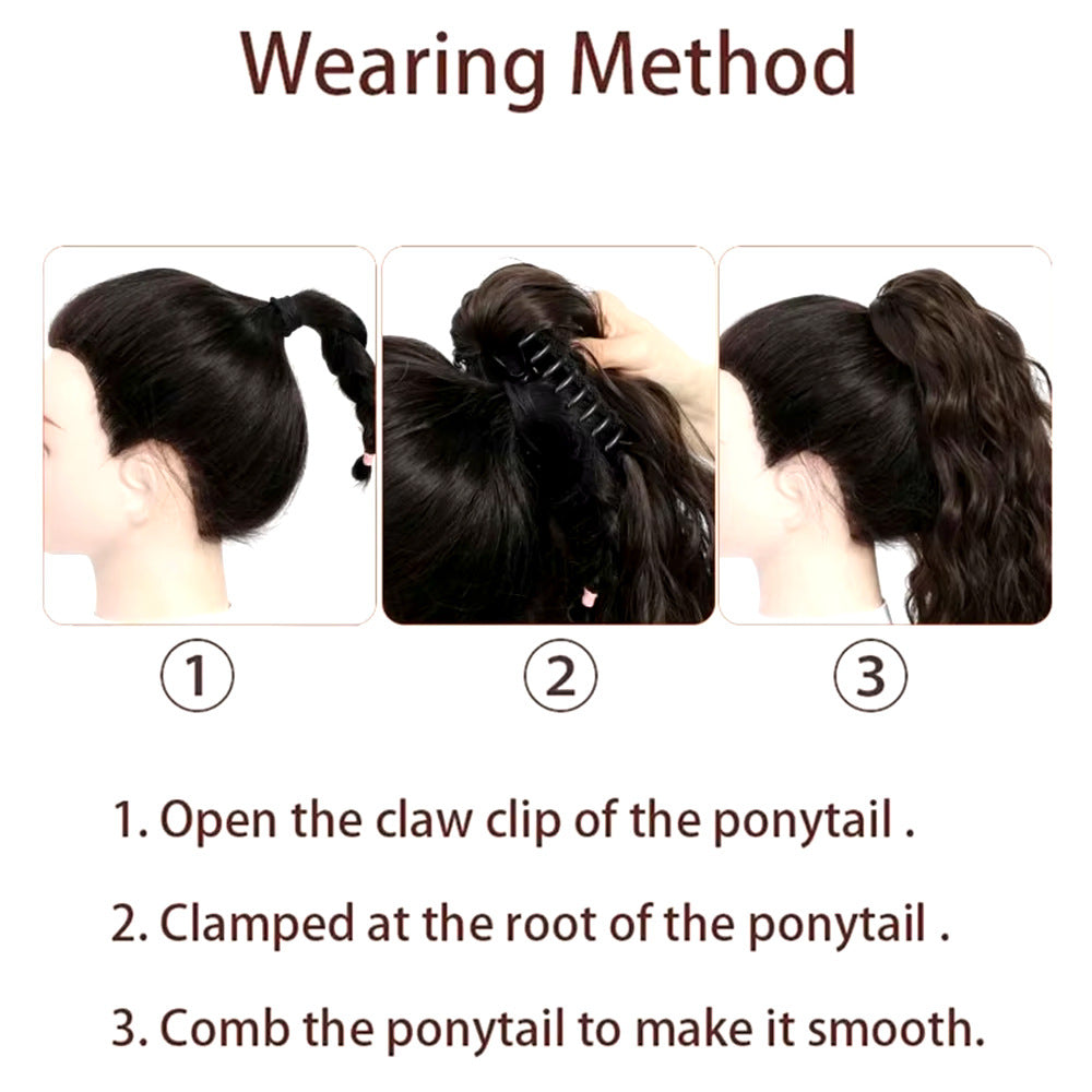Double Ponytail Wig Synthetic Hair Extensions