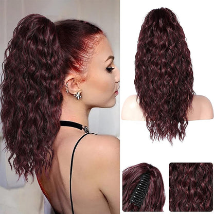 Double Ponytail Wig Synthetic Hair Extensions