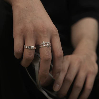 Double Ray Star Ring