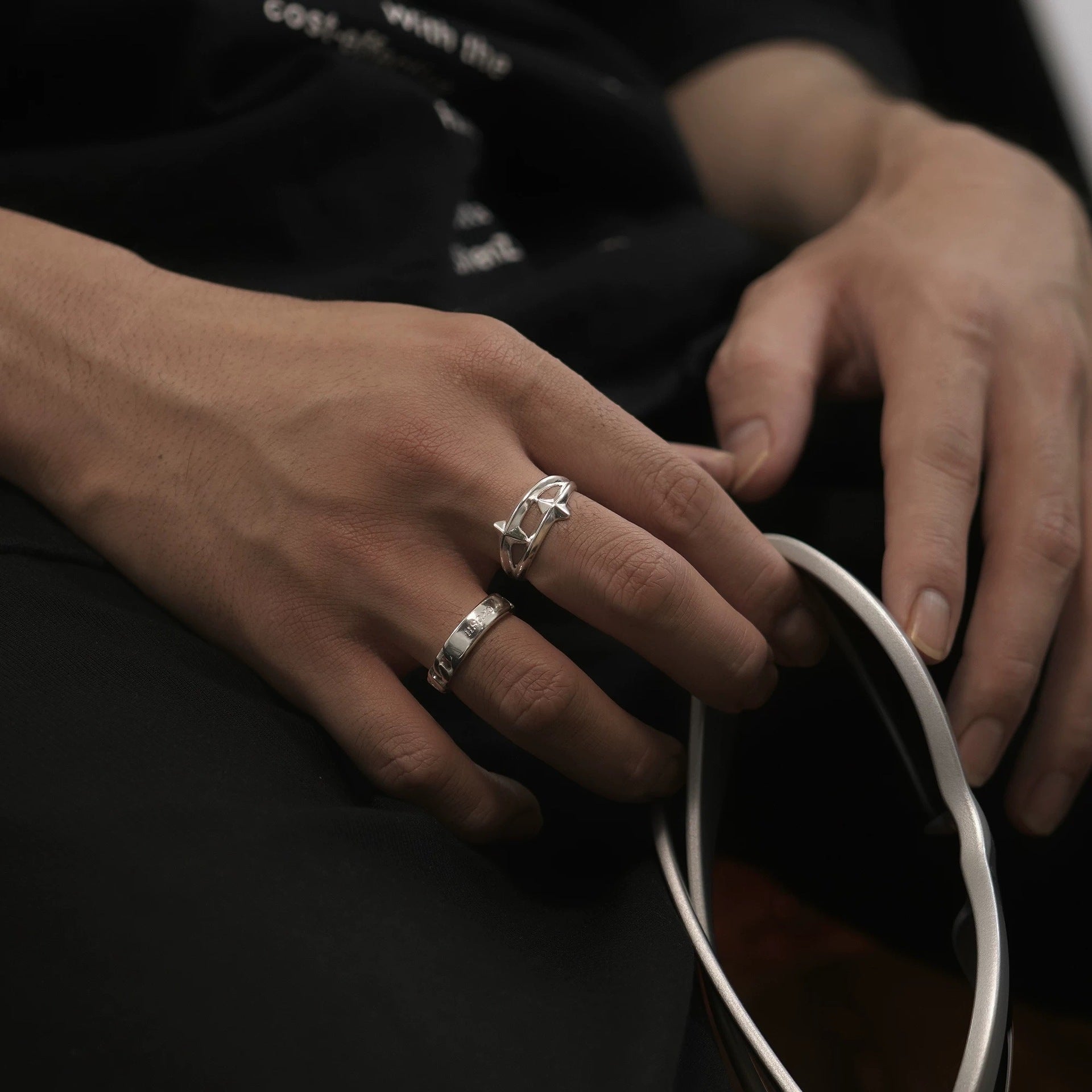 Double Ray Star Ring