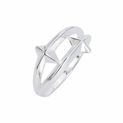 Double Ray Star Ring