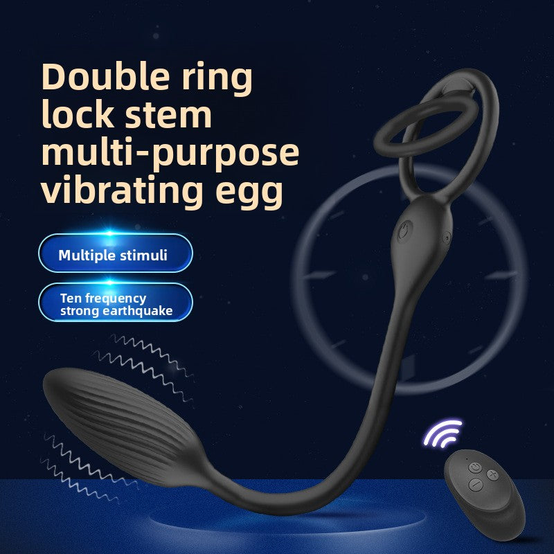 Double-Ring Vibrating Prostate Massager