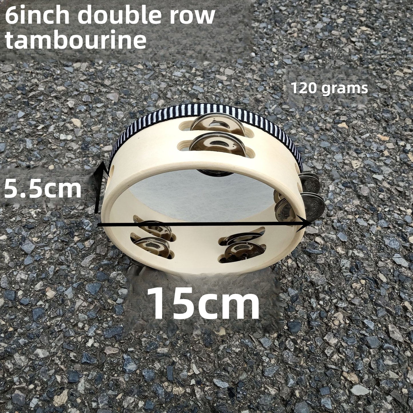 Double Row Tambourine