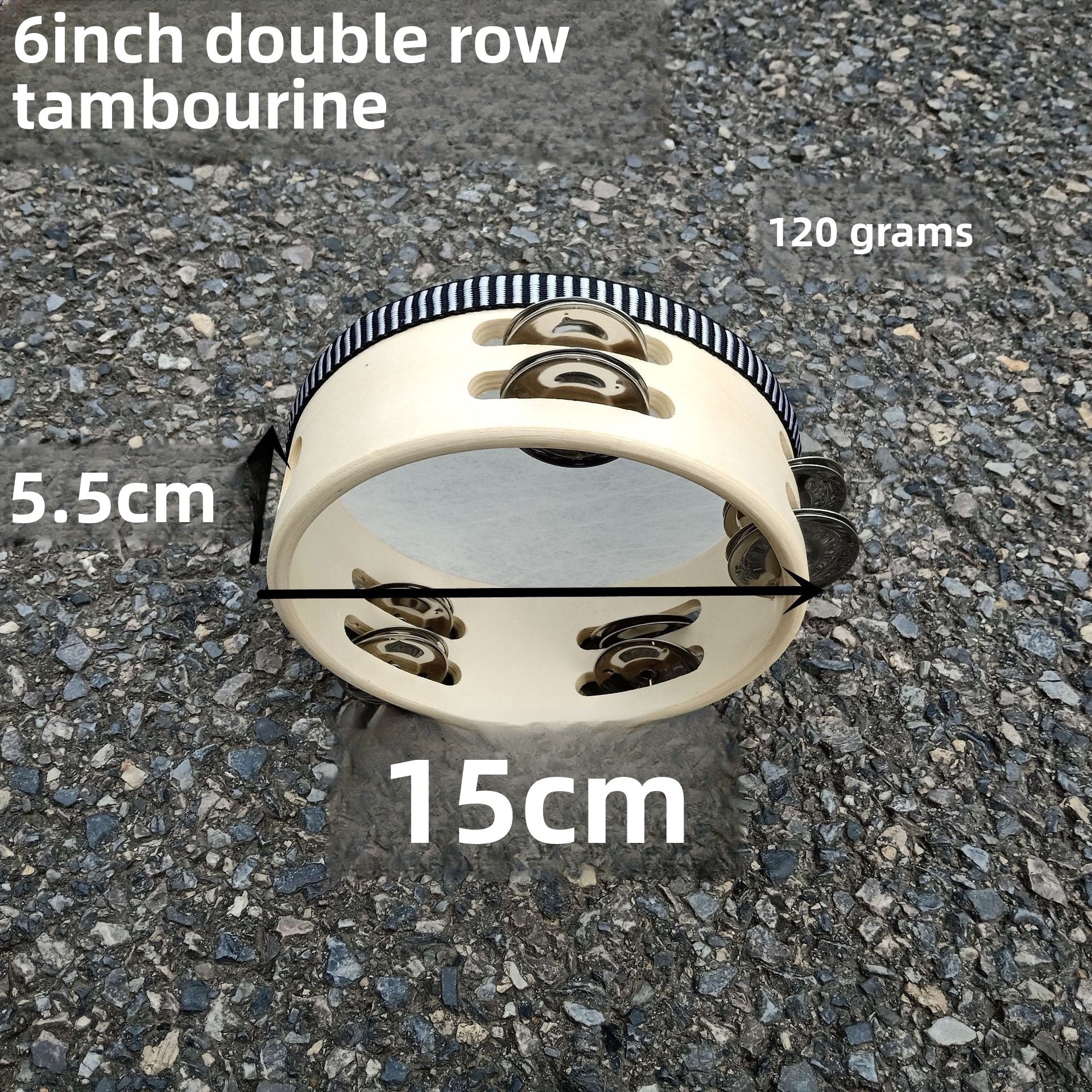 Double Row Tambourine