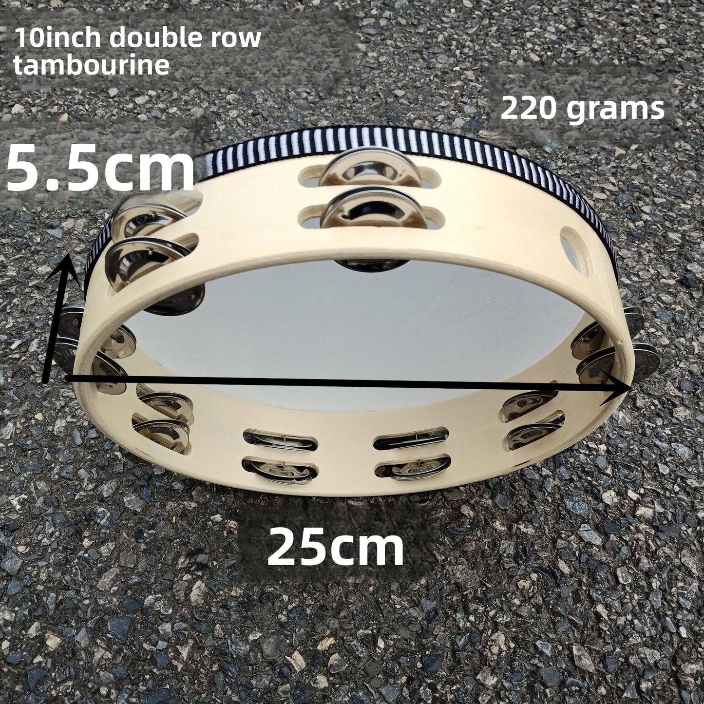 Double Row Tambourine