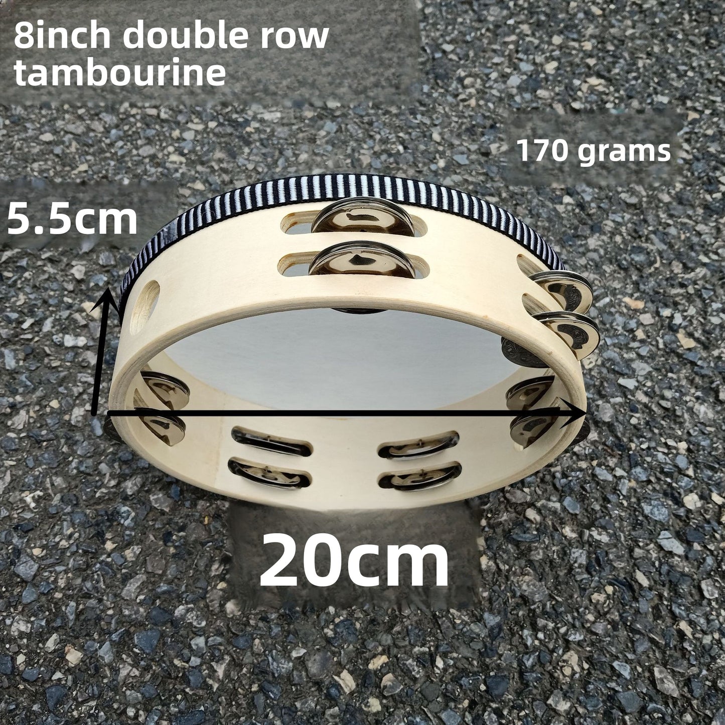 Double Row Tambourine