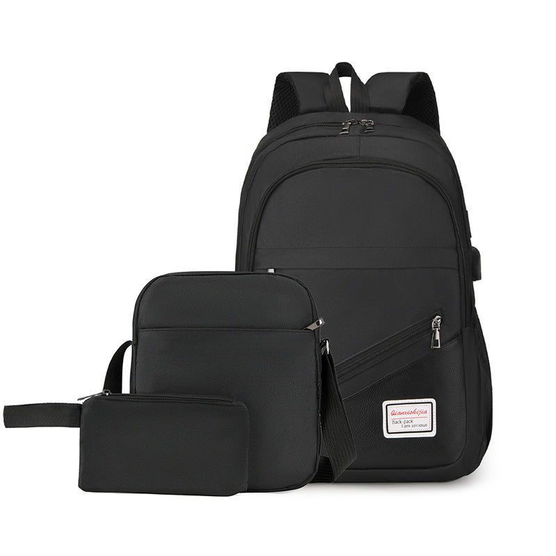 Double-shoulder casual travel bag