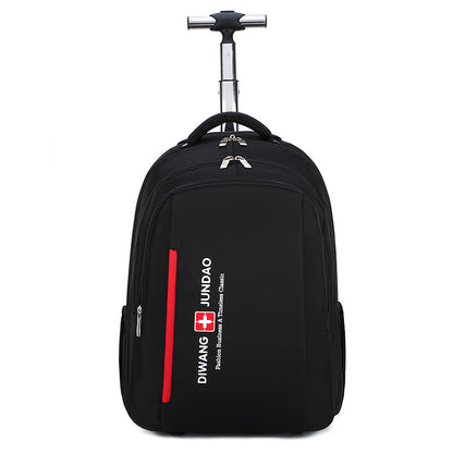 double shoulder trolley bag travel business boarding