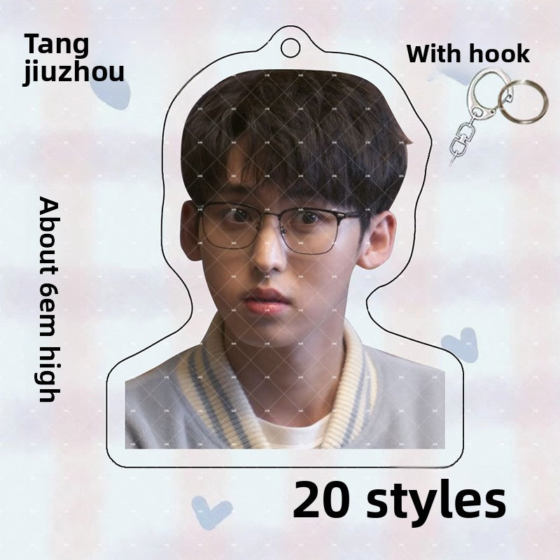 Double-Sided Acrylic Keychain with Custom Designs