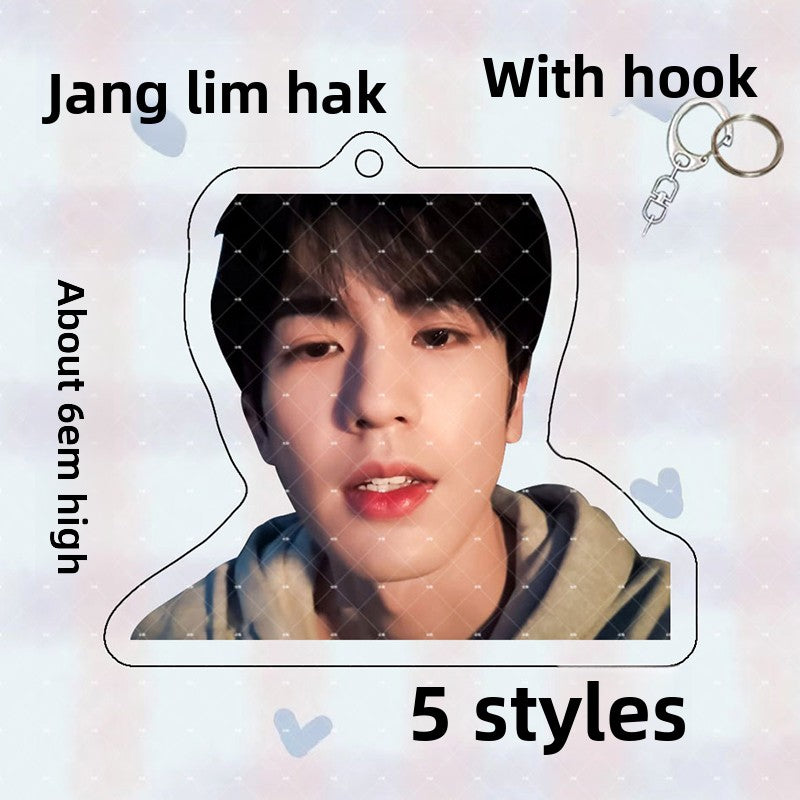Double-Sided Acrylic Keychain with Custom Designs