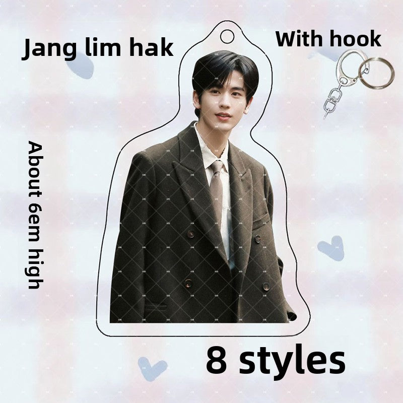 Double-Sided Acrylic Keychain with Custom Designs