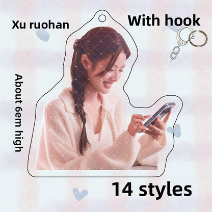 Double-Sided Acrylic Keychain with Custom Designs