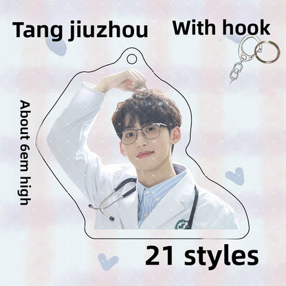 Double-Sided Acrylic Keychain with Custom Designs