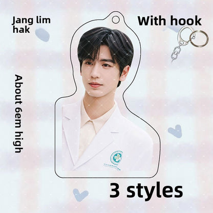 Double-Sided Acrylic Keychain with Custom Designs