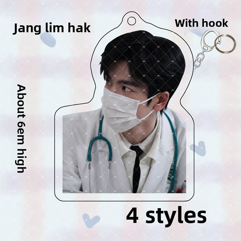Double-Sided Acrylic Keychain with Custom Designs