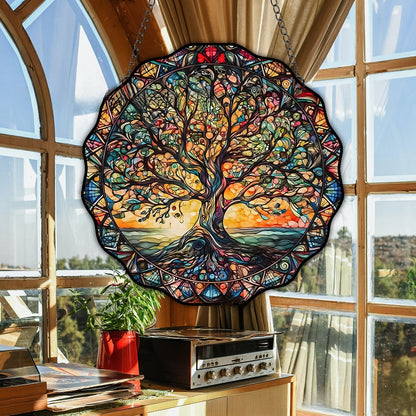 Double-Sided Acrylic Tree of Life Wall Hanging Decoration