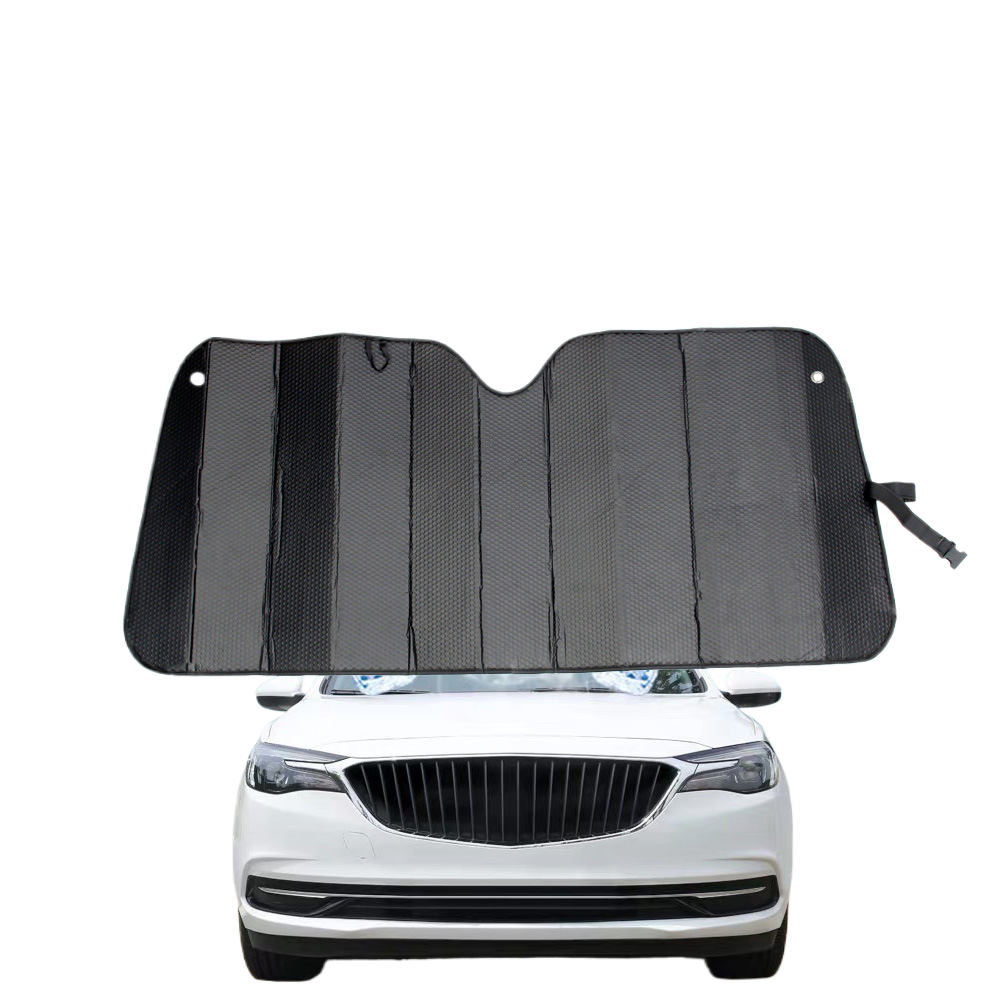 Double-sided aluminum foil windshield cover
