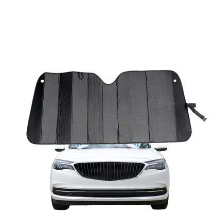 Double-sided aluminum foil windshield cover