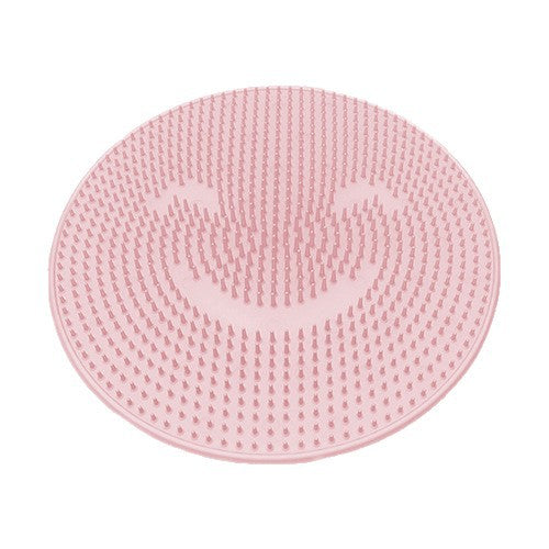 Double-sided back scrub brush with suction cup