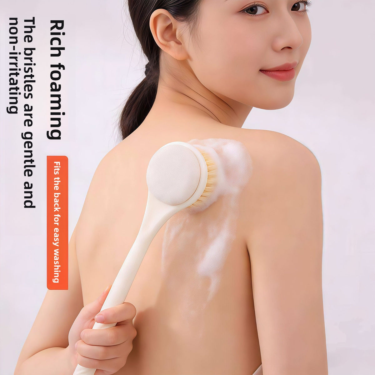 Double-sided Bath Brush Mud Exfoliating Bath Brush Back Artifact