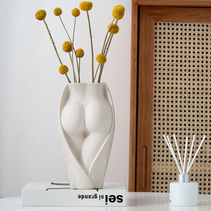 Double-Sided Ceramic Flower Vase