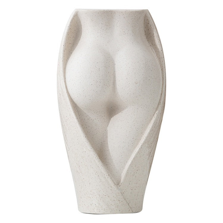 Double-Sided Ceramic Flower Vase
