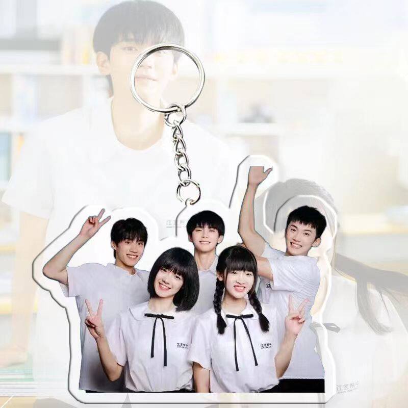 Double Sided Character Keychain Backpack Charm