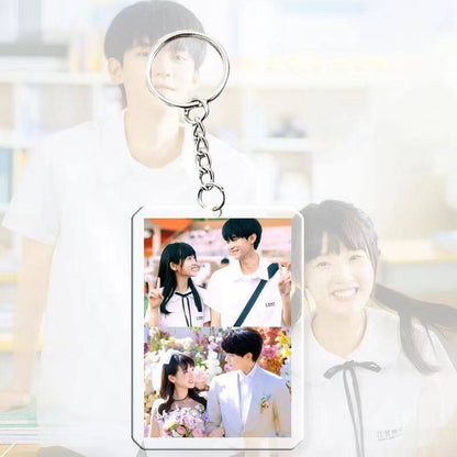 Double Sided Character Keychain Backpack Charm