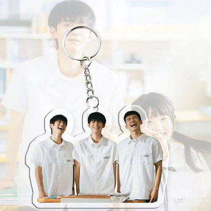 Double Sided Character Keychain Backpack Charm