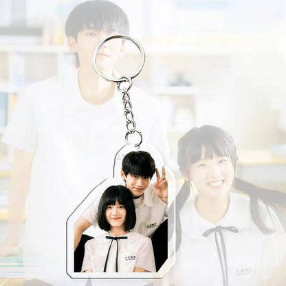Double Sided Character Keychain Backpack Charm