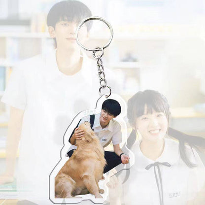 Double Sided Character Keychain Backpack Charm