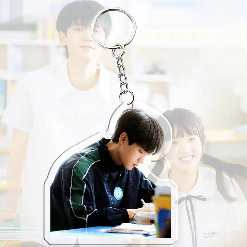 Double Sided Character Keychain Backpack Charm