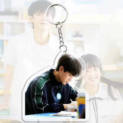 Double Sided Character Keychain Backpack Charm