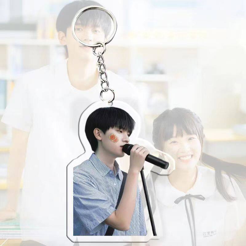 Double Sided Character Keychain Backpack Charm
