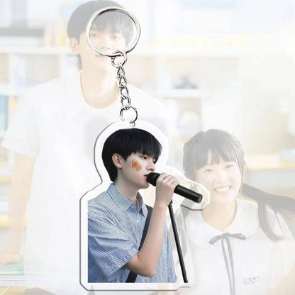 Double Sided Character Keychain Backpack Charm