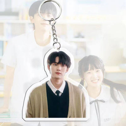 Double Sided Character Keychain Backpack Charm