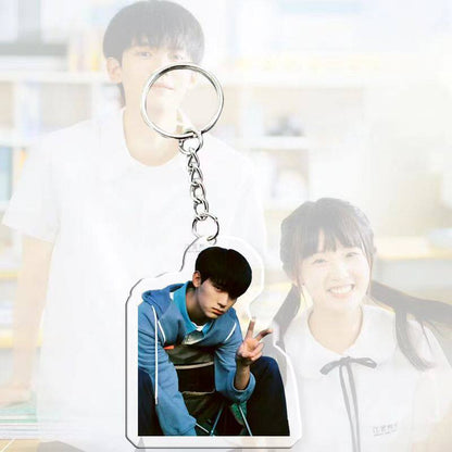 Double Sided Character Keychain Backpack Charm