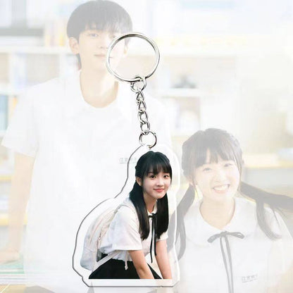 Double Sided Character Keychain Backpack Charm