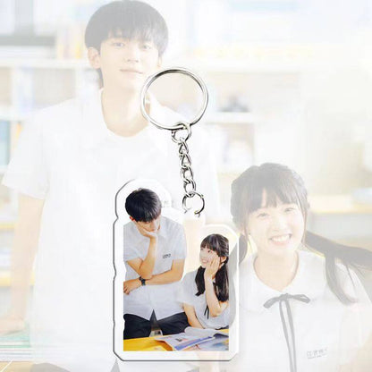 Double Sided Character Keychain Backpack Charm